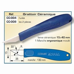 Grattoir cramique 15 x 40mm