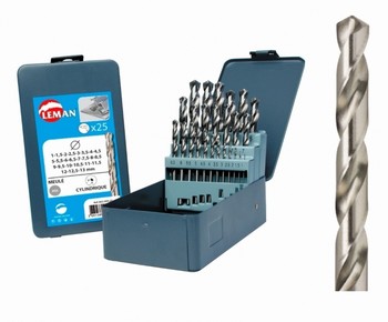 Coffret de 25 forets HSS métal