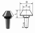Accessoire Srie 900 - Embout Interchangeable Pointe creuse large Mack