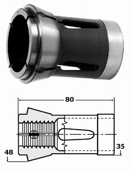 Pince de serrage type 163E DIN6343