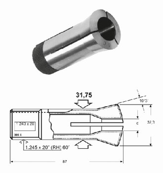 Pince rondes  tirer type 385E 5C