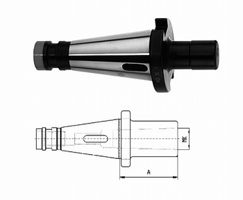 Mandrin SK DIN2080 pour fixation cne morse avec ergots entranements