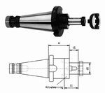 Mandrins SK DIN2080 pour fraise  trou lisse avec adaptateurs Mack