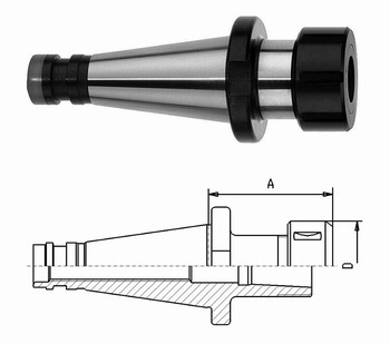 Mandrin SK DIN2080 pour pinces OZ