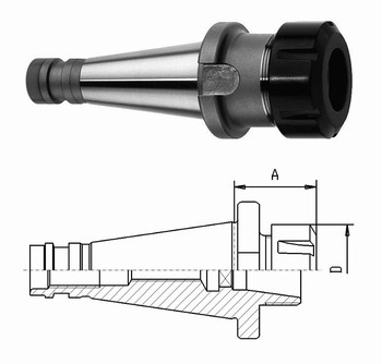 Mandrin SK DIN2080 pour pinces ER