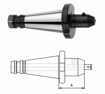 Mandrin SK DIN2080 pour fraise Weldon