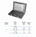 Coffret de 47 cales carbures cap 1  100 mm - Classe 1 Mack Werkzeuge AG