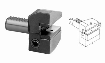 Porte-outils VDI radial court invers  gauche - type B4