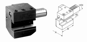 Porte-outils VDI axial  droite - type C1 Mack