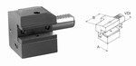 Porte-outils VDI axial invers  droite - type C3 Mack Werkzeuge AG