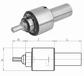 Mandrin cylindrique pour outils de brochage