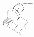 Broche Torx pour mandrin de brochage 12 mm Mack