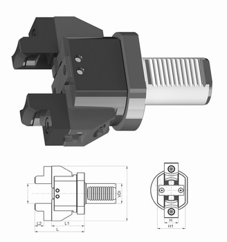 Porte-outils VDI serre barre  Type SGF