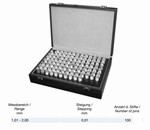 Coffret de 100 piges de contrle  tte  1,01  2,00 mm classe 2 Mack Werkzeuge AG