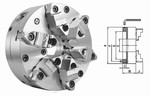 Mandrin de tours en acier  6 mors durs monoblocs  Rglage radial fin Mack Werkzeuge AG