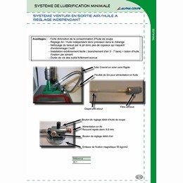 Systme Venturien Sortie Air/Huile  rglage indpendant