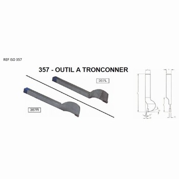 Outil à tronçonner Iso 357
