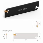 Lame  trononner  plaquette carbure - hauteur 32 mm OMEGA