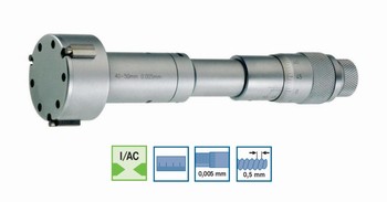 Micromtre d'intrieur venier trois points   6  8 mm