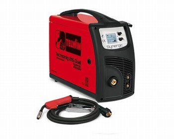 Poste  souder INVERTER MIG-MAG, Flux, Brasage, MMA, TIG 230V  Technomig 215 Dual Synergic TELWIN