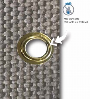 Toile anti chaleur en fibre de verre double enduction – résistance 850°C