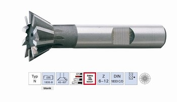 Fraise cnique HSSE 60 - cne renvers - Usinage acier 1400 Nm