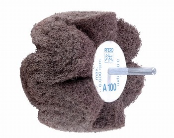 Brosse  lamelles POLINOX 100x50 mm pour Aluminium, Inox, Acier  Grain 100  280 PFERD